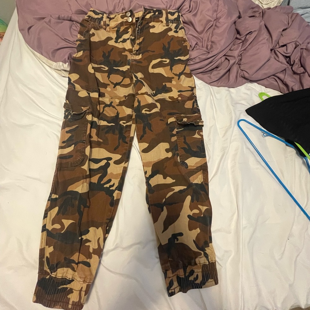 Camouflage High Rise Jeans
